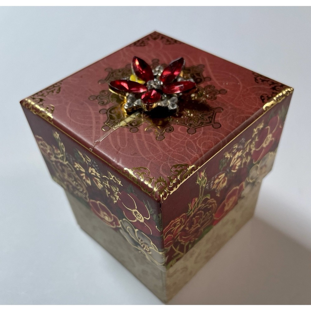 Music Box Trinket Box Wind Up Hark the Harold Angels Sing Pine Soap Box Empty